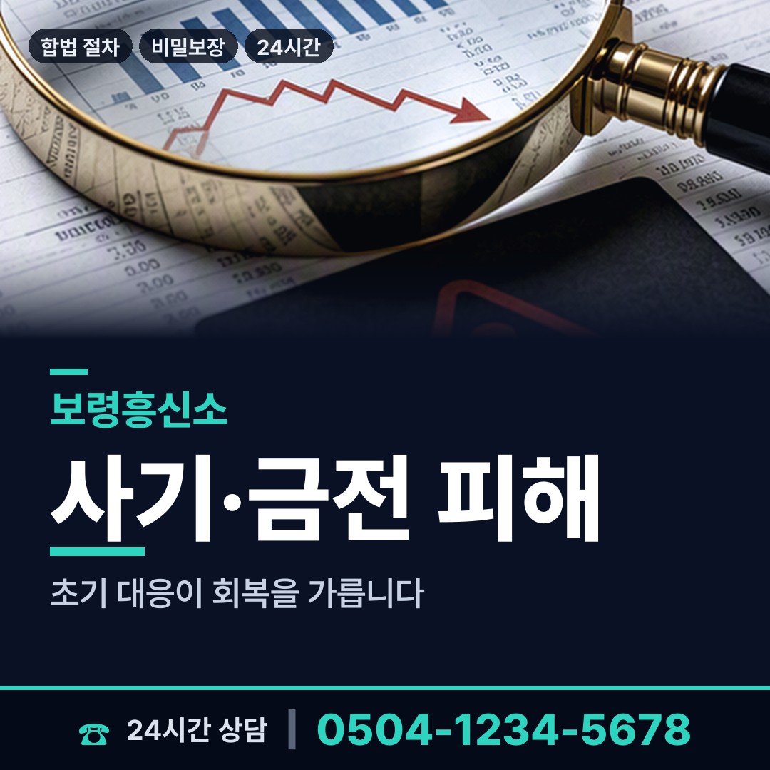 보령 청소면 잠적자찾기 상담 안내